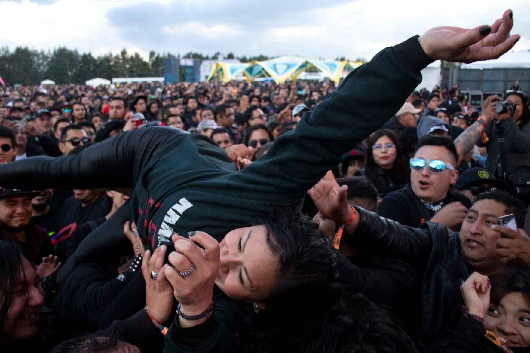 APTOPIX Mexico Heavy Metal Fest